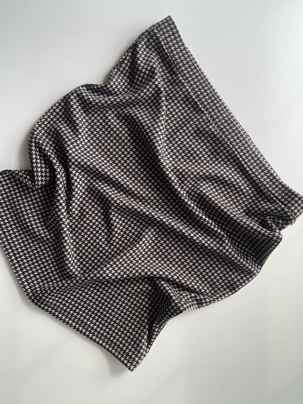 Ambiance Houndstooth Mini Skirt